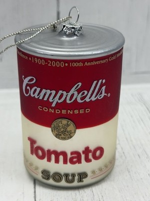 Campbell s Tomato Soup Can Christmas Ornament 100th Anniversary Holiday