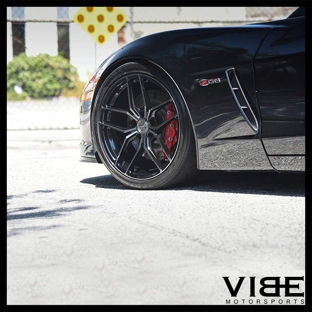 21" STANCE SF03 BLACK CONCAVE WHEELS RIMS FITS MASERATI QUATTROPORTE