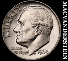 1964-D Silver Roosevelt Dime - Choice Gem Brilliant Unc  Lustrous  #J8544
