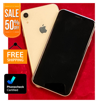 Apple iPhone XR 64GB Unlocked Verizon At&t Metro PCS Dual SIM Pristine 