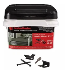 FastenMaster Universal Hidden Deck Fastening System - 200 sq ft (FMTHDCLIP-200)