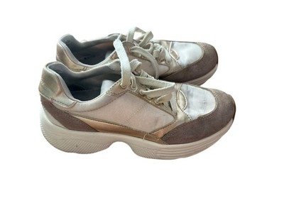 COACH Sneaker Color Chalk Pale Blush Gold Size US6B EUR36.5 C152 LTR Tech Runner