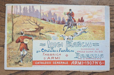 ARMI CACCIA BRESCIA CATALOGHI LUIGI FRANCHI FABBRICA D’ARMI 1907