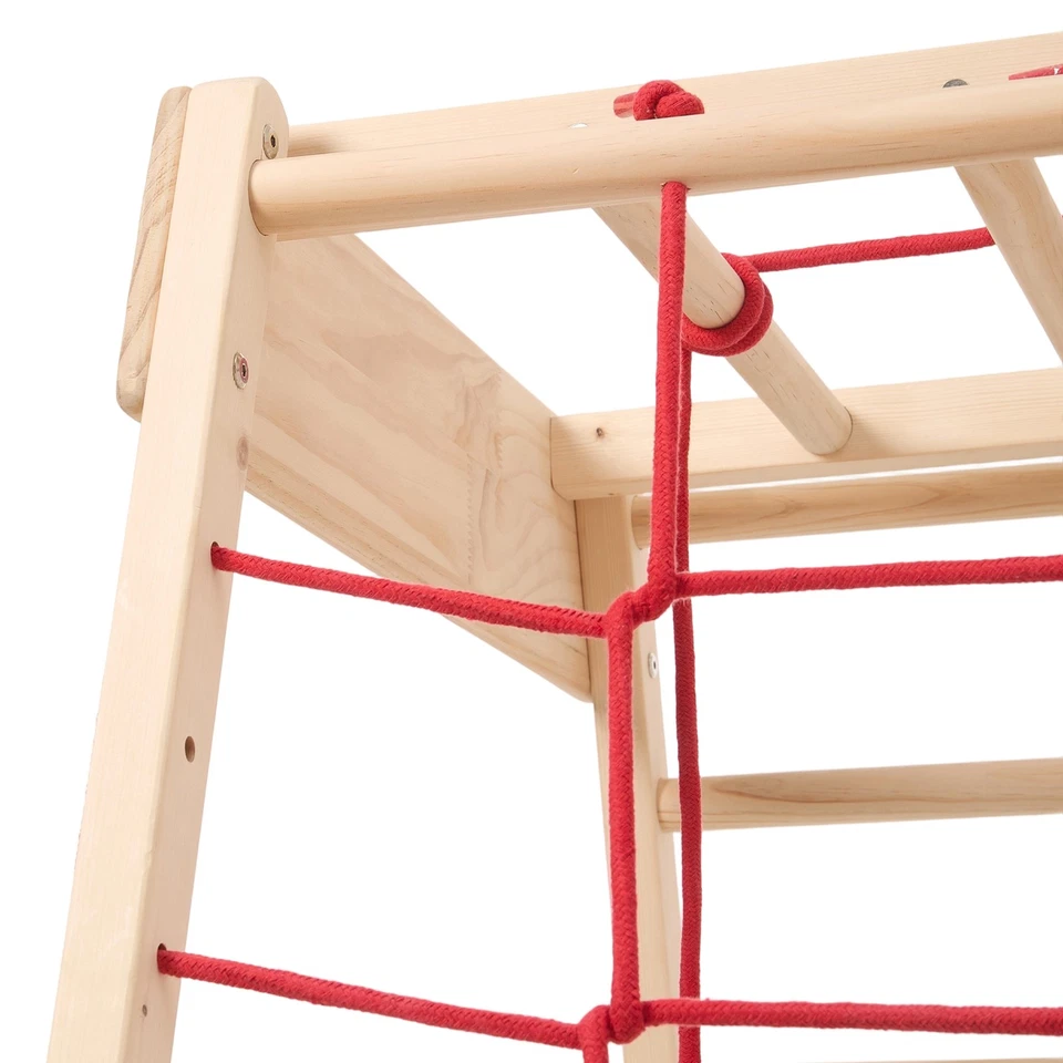 Indoor Jungle Gym Kids Climbing Frame with Slide and Swing Toddler Climber Set - Image 4 of 4