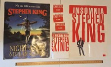 Product Image: Stephen King Insomnia SIGNED Hardcover First Edition ? 1994 w/ 2 Promo Posters