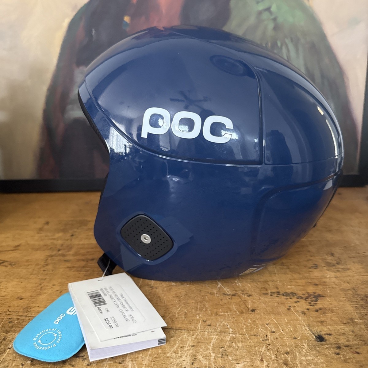 New POC Skull Orbic X Spin Helmet Blue Size M Medium Ski