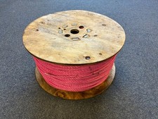 6mm "Blue Rope" (but magenta) 500m Drum, Cable Pulling Polypropylene Draw Cord