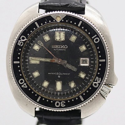 Seiko Men's Black Watch - 6105-8110 for sale online | eBay