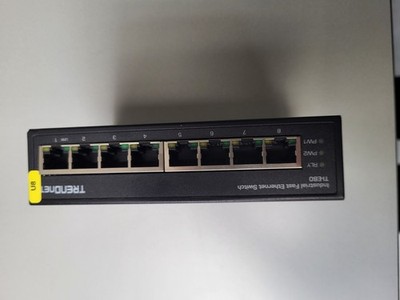 TRENDnet TI-E80 Industrial 8 port Ethernet Switch (DIN rail mount)