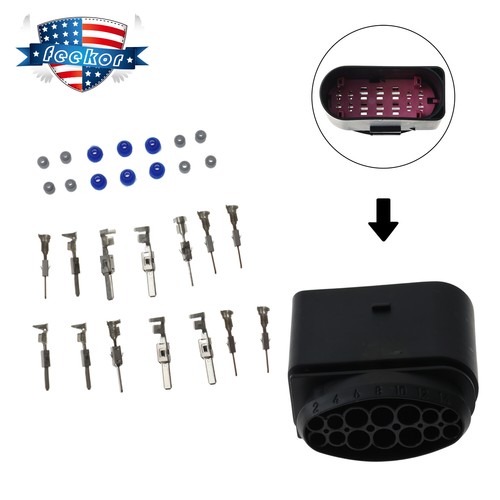 Wire Harness Connector Housing Plugin Fit for Audi A6 A7 A8 Q2 Q3 Q5