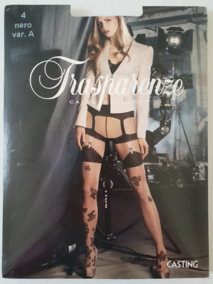 TRASPARENZE COLLANT TAILLE 3/4 MODELE STAR COULEUR NOIR