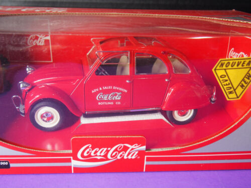 Solido 1:18 Scale Diecast - Citroen 2CV Coca Cola livery Mint in Box - RARE - Picture 2 of 4