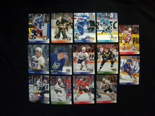 (15) 1993-94 UPPER DECK HOCKEY CARDS - NEIUWENDYK, BROTEN, CHELIOS