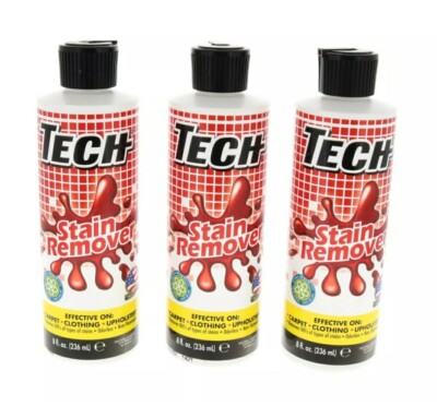 (3) Tech All Purpose No Scent Stain Remover Clothes Carpet Upholstery ~ NEW
