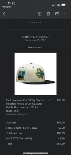 SIZE 7 1/2: HAT CLUB TROPICS HOUSTON ASTROS 2000 INAUGURAL PATCH HAT