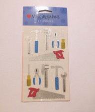 Mrs. Grossman's Lot of 2 Sticker Sheets Brand New in Package Tools HTF RARE