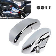 Side Battery Covers For Suzuki Boulevard C50 C50T Intruder Volusia 800 2001-2017