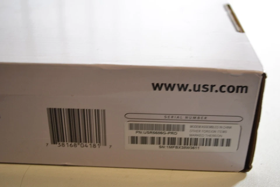 USR Unicom Global 56K Courier Lite Business Modem US Robotics 5686G - Image 2 of 4