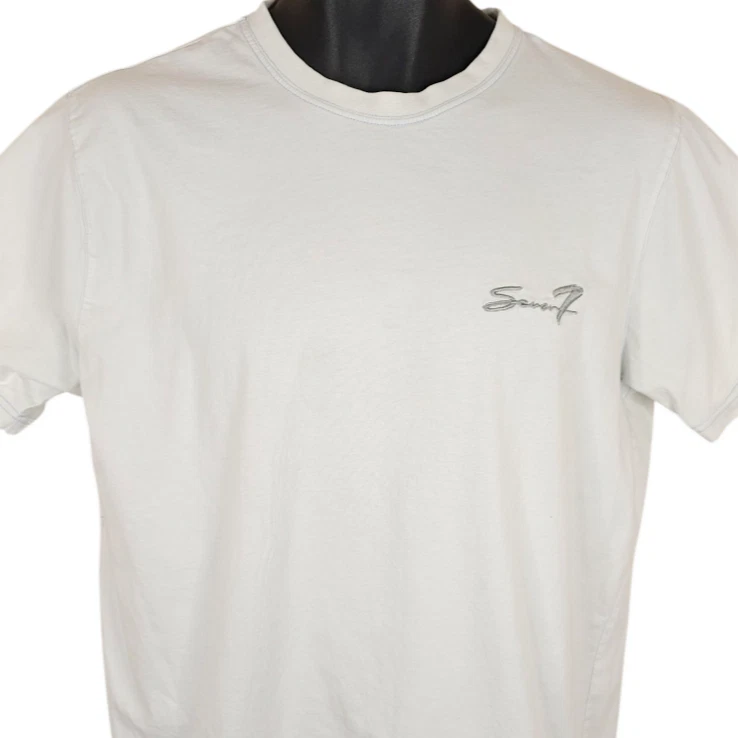 SEVEN'S Tシャツ XL ホワイト 30%OFF【seventy seven(セブンティセブン)】middle onz FB t-shirts