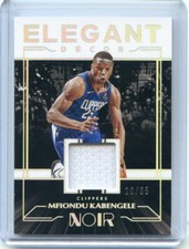 2019-20 Panini Noir MFIONDU KABENGELE RC Rookie Elegant Decor Jersey Relic #/65
