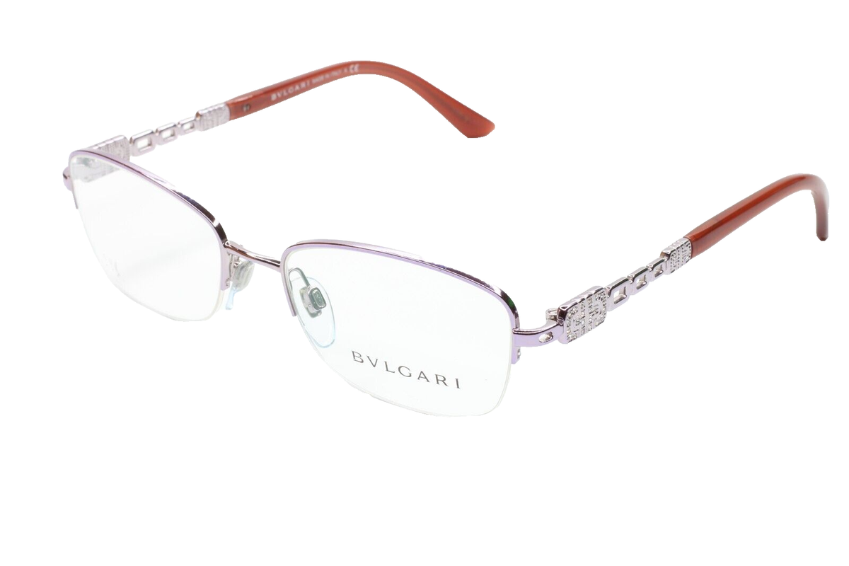 Bvlgari BV2134-B 378 Wisteria Swarovski Crystal Luxury Eyeglasses