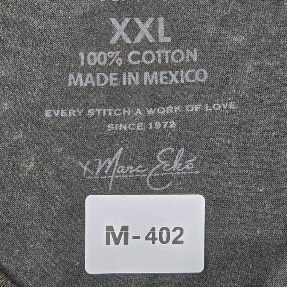 Marc Ecko Men Shirt 2XL Black Y2K Grunge Skull Lion Sword Graphic Short Sleeve - Image 2 of 4