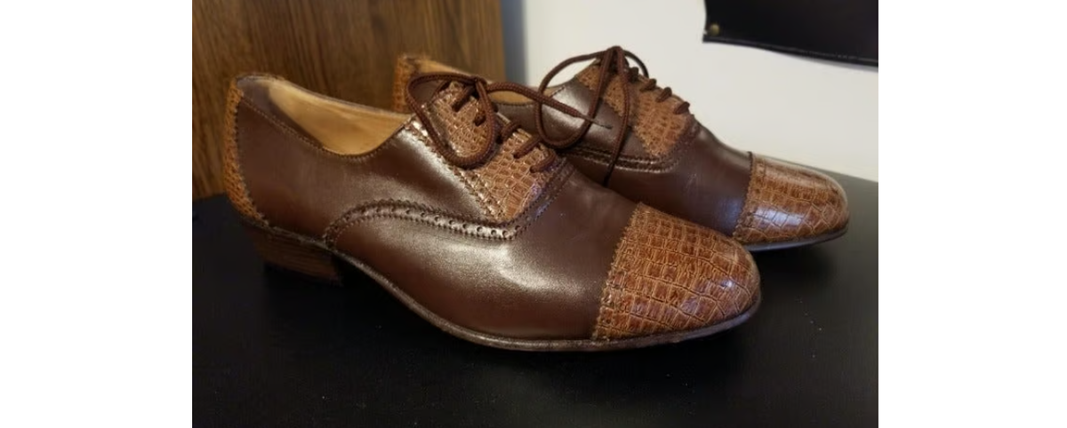 Bottier Men Tango Dance Shoes Brown Size 7.5 | eBay display picture 2