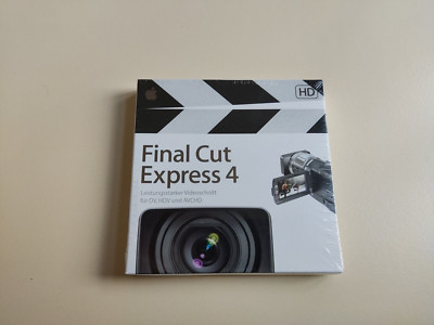 Final Cut Express 4 Installations-DVD Software MB278D/A OVP