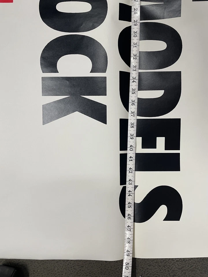 Raro póster vintage 1988 6'5"" enorme concesionario Dodge Here's For You, America Foto 3 de 3