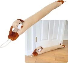 under Door Dog Draft Stopper - Weighted - Keep Cold Air, Warm Air Out - Odor, No