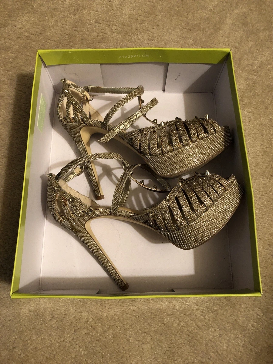 Gianni bini store gold heels