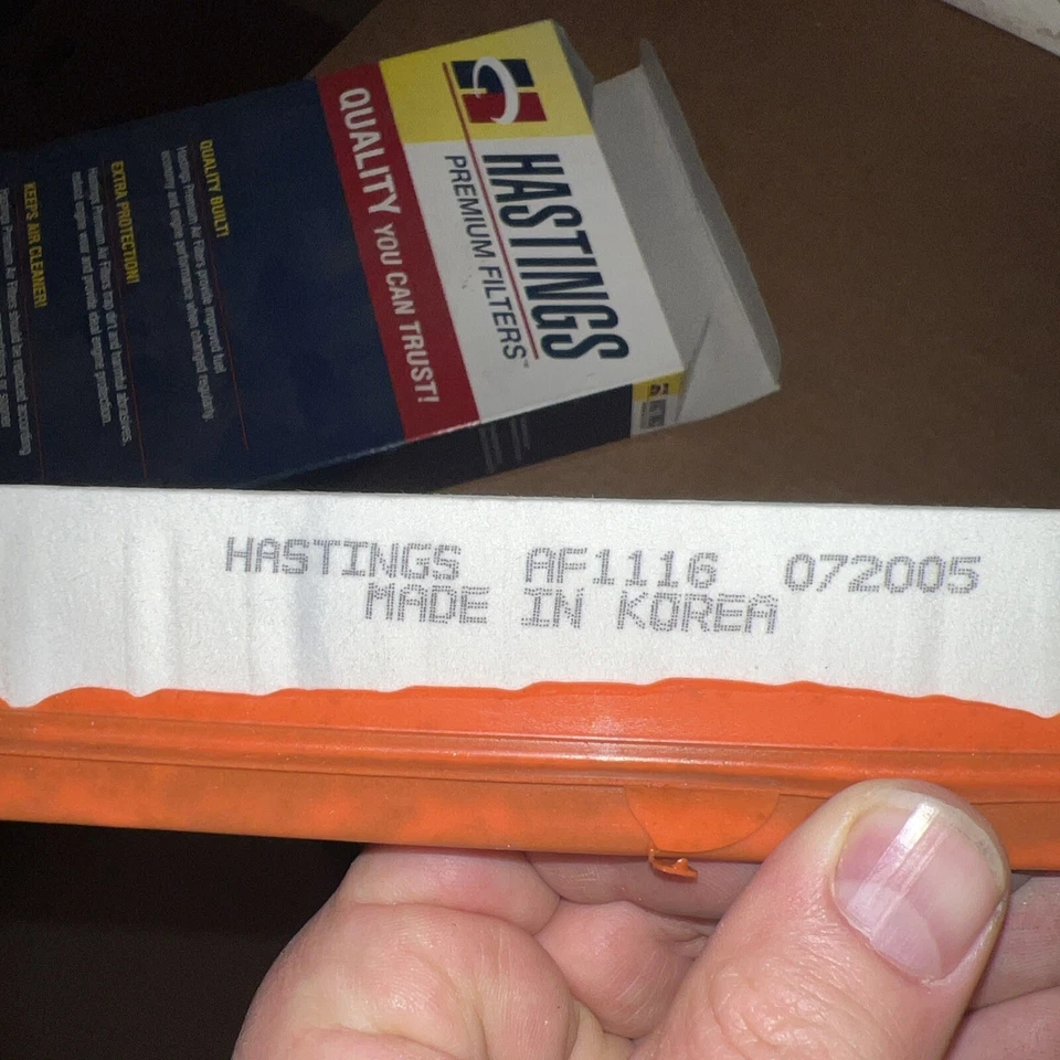 FILTRO DE AIRE HASTINGS PARA HYUNDAI ACCENT 2000-2005 1,5 L 1,6 L 28113-22600 Foto 3 de 4