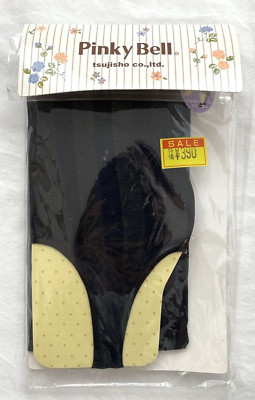 Women's Stirrup Ski Pant Tights Black Stripe Size M 1 pair NWT From Japan