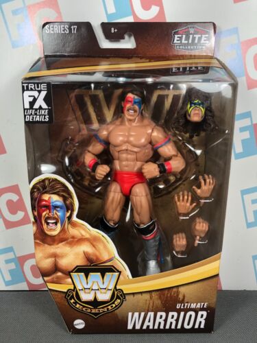 WWE Wrestling Mattel Elite Legends Series 17 The Ultimate Warrior Figur Dingo - Bild 1 von 3