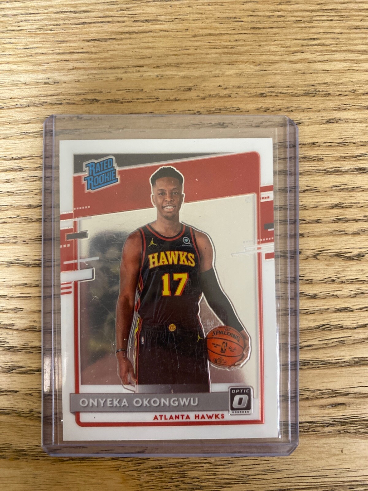 2020-21 Panini Donruss Optic - Rated Rookie Holo Prizm #156 Onyeka Okongwu (RC)