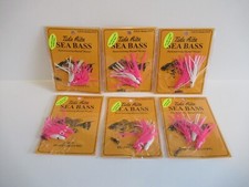 6 BLACK SEA BASS SKIRTED 3 DROP HI-LO TIDE RITE RIGS SALTWATER FISHING CHOICE