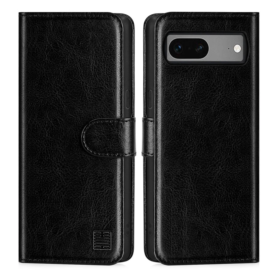 Case Cover For Google Pixel 7 6 8 7a Pro  Synthetic Leather Flip Wallet - Image 3 of 4