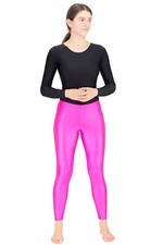 Damen Wetlook Leggings stretch shiny starker Glanz super elastisch hauteng