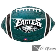 Anagram Philadelphia Eagles Shape 21" Football Football Foil Balloon, Green B...