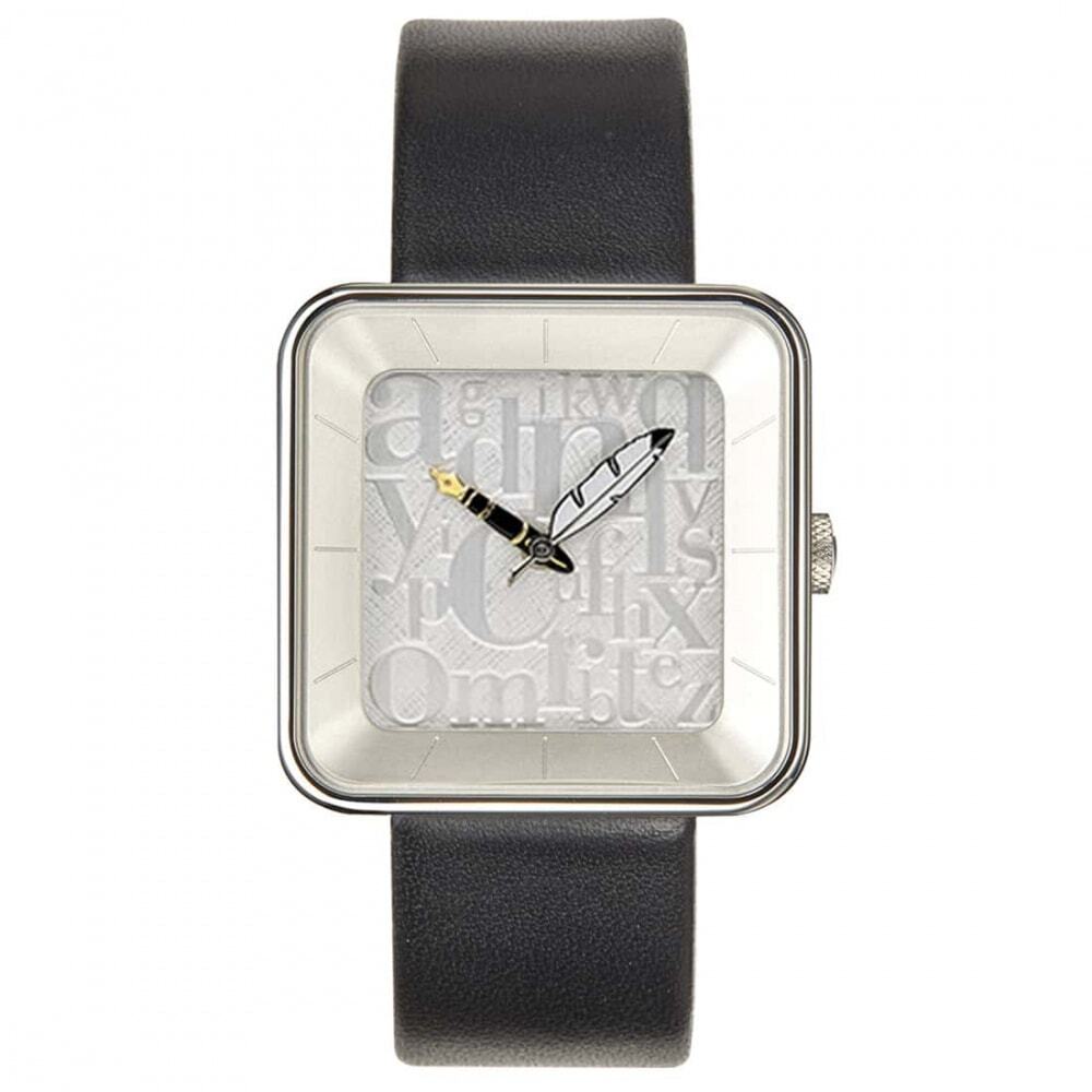 Montre Square 35 Akteo Écrivain : garde-temps carré de la collection Art-Lettres