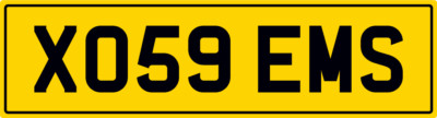 X EM EMS EMMA EMA EMMAS NUMERIC THEME PRIVATE REGISTRATION NUMBER PLATE XO59 EMS