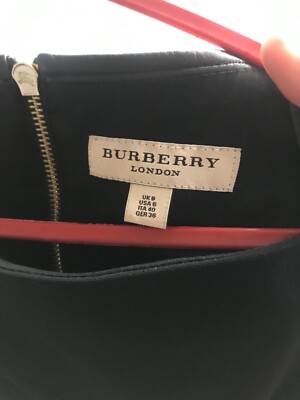 Women's BURBERRY Black Dress, Size UK UK