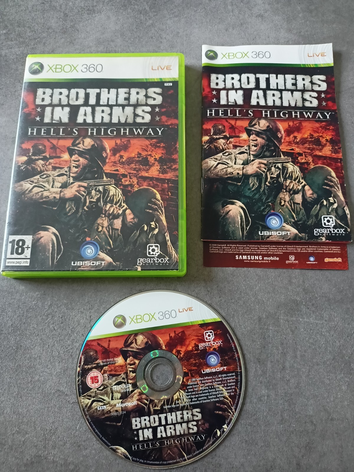 (X360-2) XBOX 360 Brothers in Arms : Hell's Highway PAL FR COMPLET
