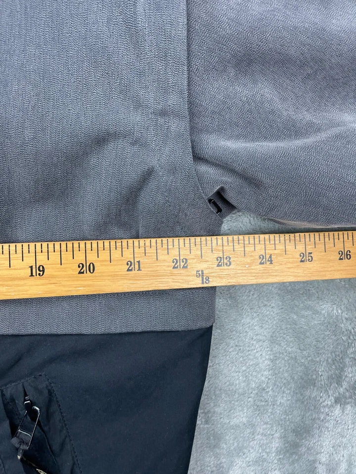 Chaqueta de Lluvia Tehama Clint Gris Negro Mangas Convertibles Talla Mediana Foto 2 de 4