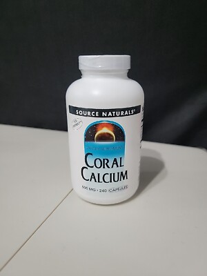 Source Naturals Coral Calcium Multi Mineral Complex 240 Tabs Exp 4/2026