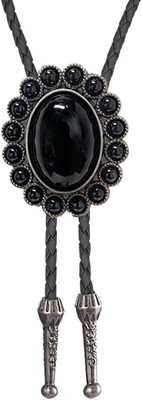 Bolo Tie for Men Southwestern Cowboy Bolo Ties Womens Rodeo Leather Necktie Vint
