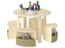 Children Activity Tables & 4 Stools With Storage Brand New Sealed Box