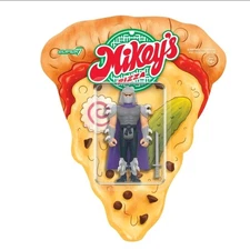 Teenage Mutant Ninja Turtles Super 7 Mikeys Pizza Reaction Figure Shredder