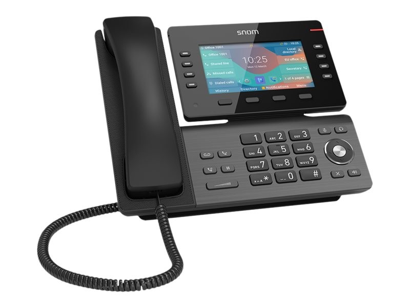Snom D862 IP Phone Nero Linux 10000 voci LCD 12,7 cm (5") 1280 x 720 00004535