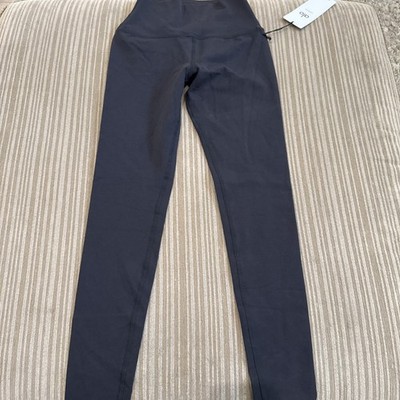 alo ダークグレー ヨガパンツ XXS NWT ALO Yoga High-Waist Airbrush Leggings Black Color Size XXS